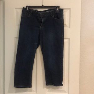 Sonoma Denim Capri Jeans Size 14 Mid Rise